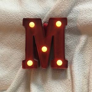 “M” Christmas Ornament/House Decoration